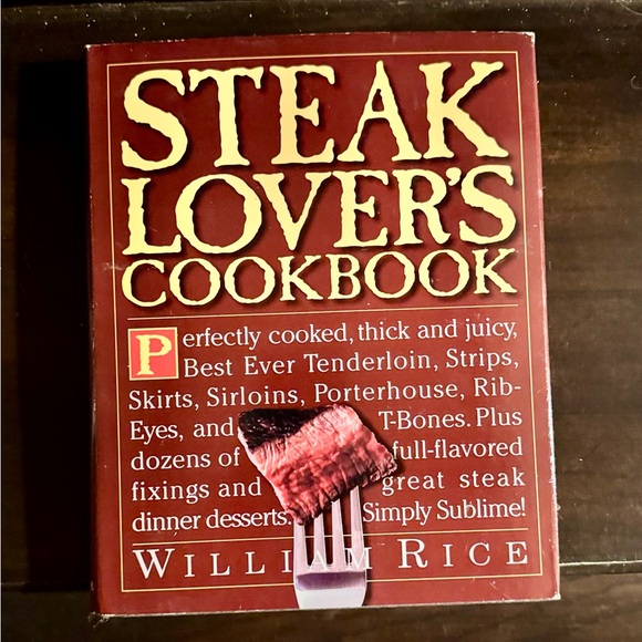 Steak Lovers Cookbook by William Rice Hardcover - Picture 7 of 7